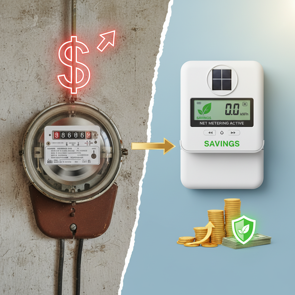 Solarpanels auf Einfamilienhaus in der Schweiz